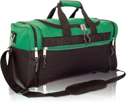 Miniatura 80 de Bolsa de lona, de DALIX, para el gimnasio, para viajar, 17 pulgadas
