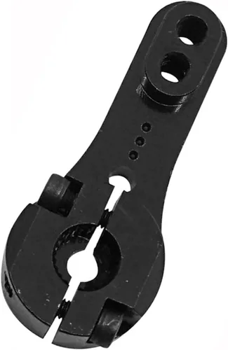 Miniatura 4 de ShareGoo - Paquete de 5 bocinas servo de aluminio 25T M3 hilos de metal para RC coche, camión, buggy, avión, color negro