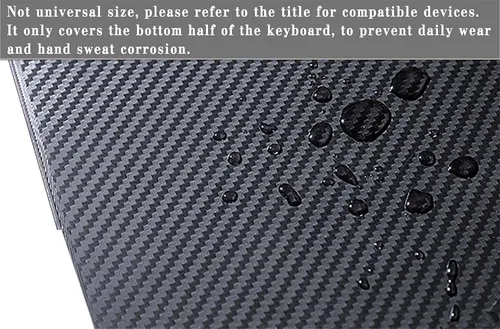 Miniatura 4 de Paquete de 2 protectores de película táctil para teclado, compatible con FUJITSU CELSIUS H920 de 17.3 pulgadas de TPU Trackpad protector