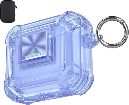 Miniatura 43 de Valkit Funda compatible con AirPods Pro, transparente con kit de limpieza, funda protectora de TPU suave para AirPods Pro Gen 2nd/1st 2023/2022/2019