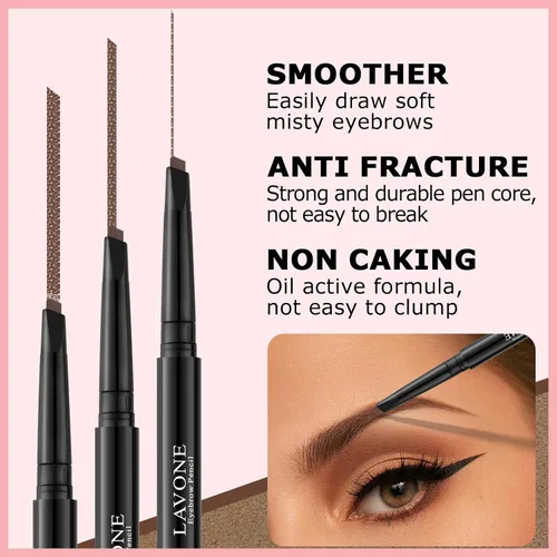 Miniatura 3 de Kit de color de cejas con color de cejas y lápiz de cejas, set de maquillaje de cejas 2 en 1 con efectos naturales, fácil y seguro de usar 10ml
