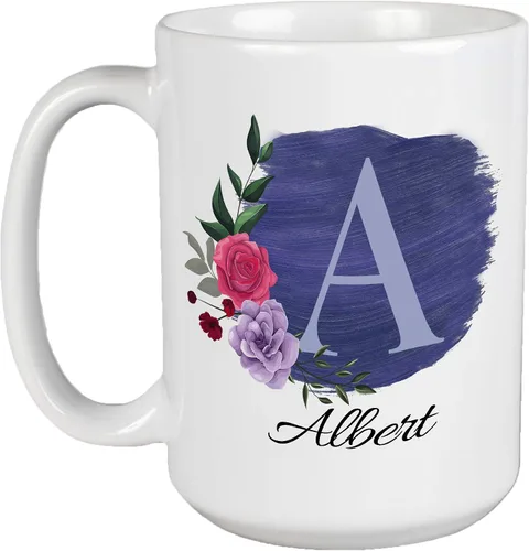 Miniatura 12 de Taza de café personalizada para tus amigos y familiares con inicial y nombre, regalo para todas las ocasiones, cumpleaños, Navidad, regalo de Acción