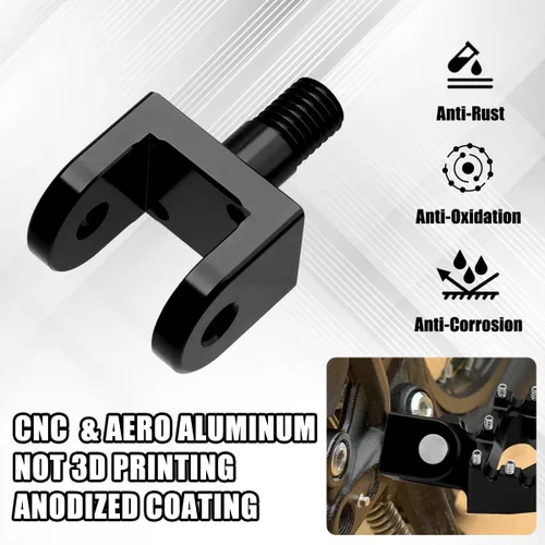 Miniatura 5 de 2 piezas de soporte para clavijas de pie para Sur Ron Light Bee X y S Segway X160 X260 Honda CRF150F 03-19 CRF230F 03-19, abrazaderas antióxido