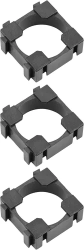 Miniatura 9 de Walfront Soporte cilíndrico para batería de iones de litio, organizador de batería cilíndrica, 0.724 in / 0.72 pulgadas de diámetro de agujero