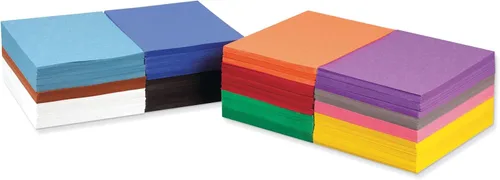 Prang (Formerly SunWorks) Muestra de papel de construcción, 12 colores surtidos, 9 x 12 pulgadas, 2,400 hojas