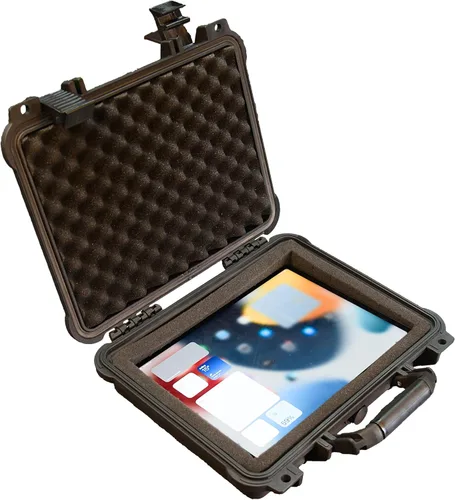 Miniatura 2 de MEIJIA Funda rígida impermeable para cámara para todo tipo de clima, estuche rígido, con espuma de ajuste personalizado incluida, negro elegante