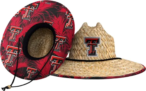 Miniatura 44 de FOCO - Sombrero de paja con logotipo de equipo universitario de NCAA y estampado floral para hombre TEAM LOGO
