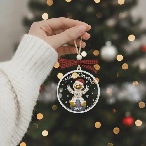 Miniatura 4 de Adorno de astronauta – Adornos de Navidad de astronautas – Adornos espaciales – Adornos de espacios para niños y niñas, regalos del espacio exterior