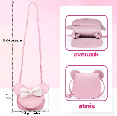 Miniatura 5 de Bolso de niña para juego de simulación con juguetes de maquillaje, juguetes de bolso para niñas pequeñas de 3, 4, 5, 6, 7 años de regalo, bolso