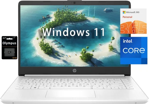 Miniatura 6 de HP Laptop Stream 2024 de 14 pulgadas para estudiantes y negocios, portátil plateado, 4 GB de RAM + 128 GB de almacenamiento eMMC, Office 365 de 1