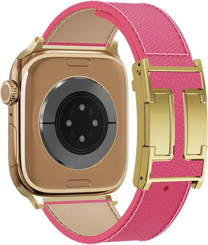 Miniatura 22 de Correa de reloj magnética de cuero compatible con Apple Watch Ultra 49 mm, 46 mm, 45 mm, 44 mm, 42 mm, 41 mm, 40 mm, 38 mm, correa de repuesto