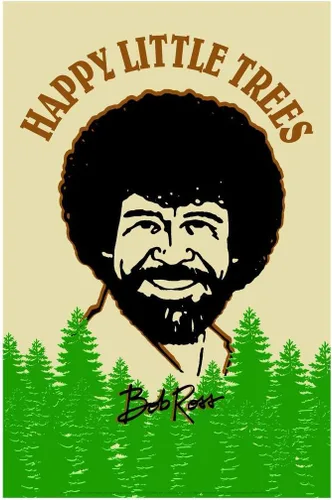 Miniatura 26 de Bob Ross Mira Alrededor La Belleza Está En Todas Partes Pintura Cita Motivacional Inspiradora Famosa Arte de Pared Impresión Cartel Fresco 12x18