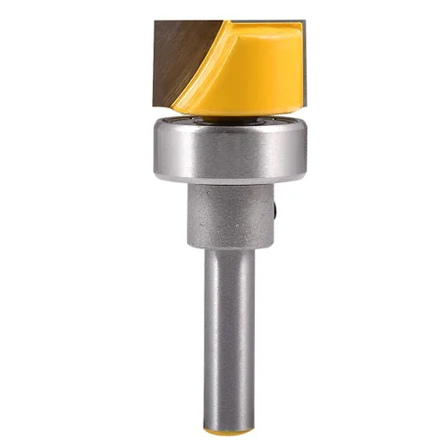 KATUR Broca de fresadora de mortaje de bisagra de corte empotrado, broca de plantilla con rodamiento de bolas, fresa de carpintería de vástago de