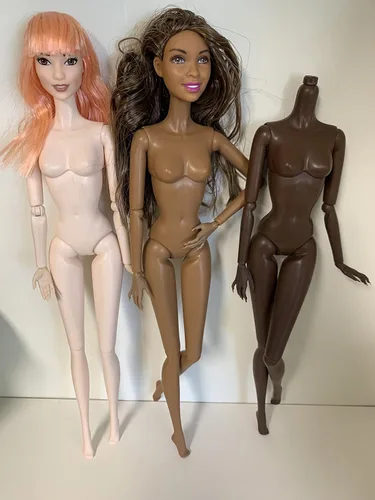 Miniatura 5 de DIY OOAK - Cuerpos de muñeca de repuesto de 12 pulgadas, cuerpo de muñeca de moda, supermodelo, coleccionista, cuerpo articulado, articulado, #1