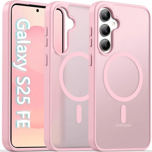 Miniatura 71 de Oterkin Funda magnética para Samsung Galaxy S24 Ultra mate, funda para teléfono S24 Ultra compatible con MagSafe, esmerilada, translúcida, a prueba