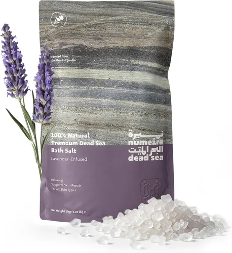 Miniatura 13 de Sales del Mar Muerto para remojar, relajante baño de sal marina para rejuvenecimiento corporal, sales minerales naturales, sal gruesa del mar
