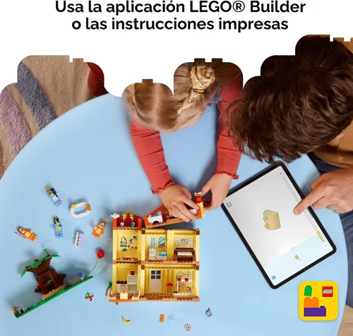 Miniatura 4 de LEGO Bluey: Bluey's Family House - Juguete para niños y niñas de 4 años - El juego de casa incluye 6 personajes populares - Gran idea de regalo