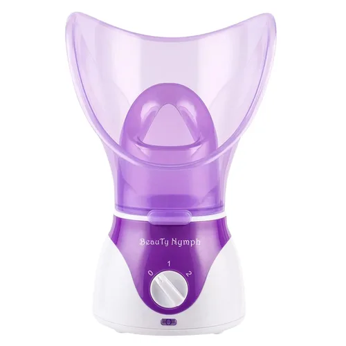 Vaporizador facial, BeauTy Nymph - Vaporizador facial sauna spa en casa para abrir poros y extraer puntos negros, rejuvenece e hidrata tu piel para