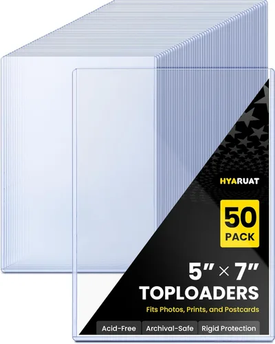 Miniatura 7 de Toploader de 5 x 7 – Protectores de fotos rígidos transparentes para tus recuerdos preciosos – Fundas de plástico duro duraderas, paquete de 25