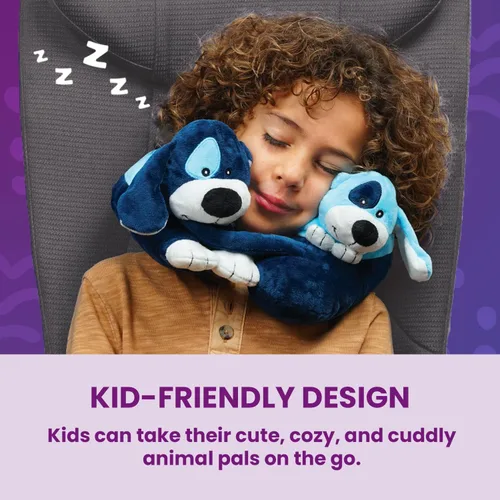 Miniatura 3 de Cabeau Almohada de viaje en avión para niños – Evolución para niños – Apoyo para el cuello para dormir en aviones, trenes y coches – Adorable