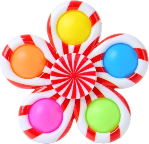 Miniatura 11 de Nutty Toys Fidget Spinner – Juguete sensorial para niños y adultos – Los mejores regalos para aliviar el estrés y la ansiedad 2025, idea única