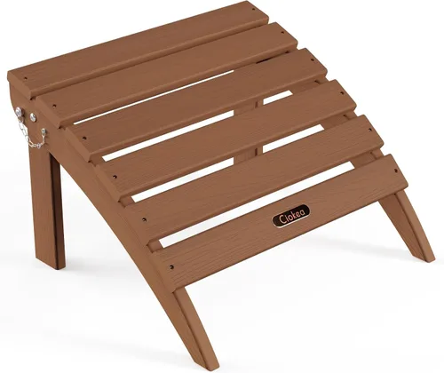 Miniatura 10 de Ciokea Reposapiés plegable de plástico para terraza, patio, exterior, piscina, porche, césped, interior, azul marino