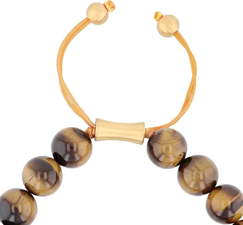Miniatura 5 de Pulsera Bolo de Nylon Ajustable con Cuentas de Acero Inoxidable para Hombre - Elección