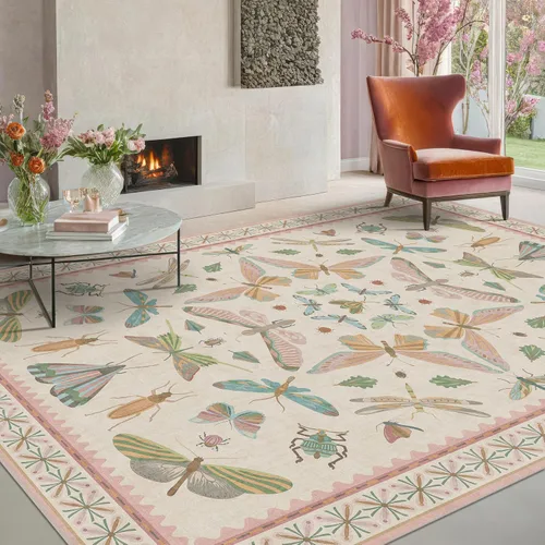 Miniatura 162 de Hazo Haus Alfombra de Baño Bohemia Lavable 2x3, Alfombras Pequeñas para Cocina, Tocador, Puerta Principal Entrada Interior, Antideslizante Pelo Bajo