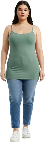 Miniatura 315 de Emmalise Camisola larga casual básica para mujer, con tirantes ajustables, top en capas