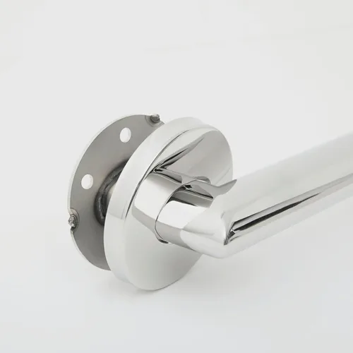 Miniatura 7 de Coronado Designer - Barra de agarre ovalada para ducha de baño de 24 pulgadas con esquinas en inglete, pulida Pulido