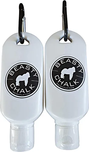Beasty Chalk, Gorilla Edition, gis líquida para levantamiento de pesas Dos unidades, 1.5 onzas Apriete las botellas!!!! tamaño de 1.5 onzas, 50% más