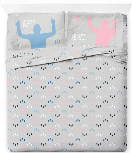 Miniatura 10 de Jay Franco Juego de sábanas infantiles de dibujos animados con sábanas bajeras, planas y funda de almohada, ropa de cama ultrasuave con funda