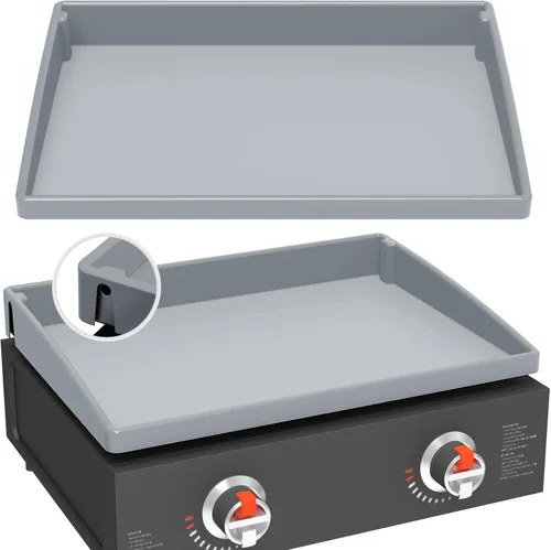 Miniatura 16 de Funda de parrilla de silicona para Blackstone - 28 pulgadas de cobertura verdadera y completa, resistente, apta para alimentos, protectora