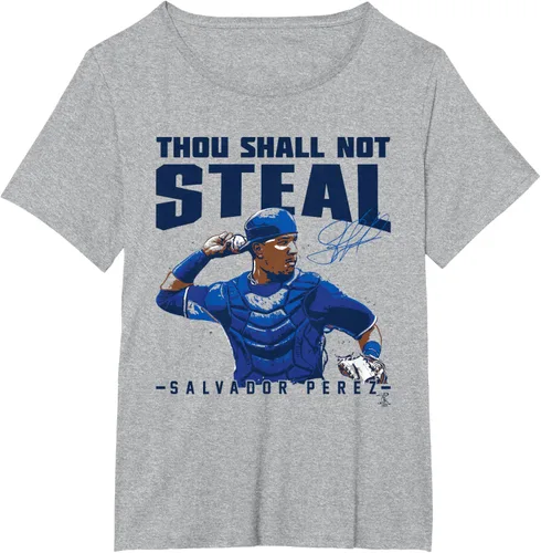 Miniatura 11 de Salvador Perez Thou Shall Not Steal - Camiseta, gris, S
