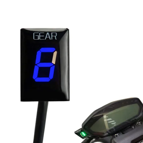 Miniatura 12 de Indicador digital LED de 1-6 velocidades, medidor de pantalla impermeable para Ducati Cafe Racer Monster 696 795 796 797 821 1100 1200 1200 S R
