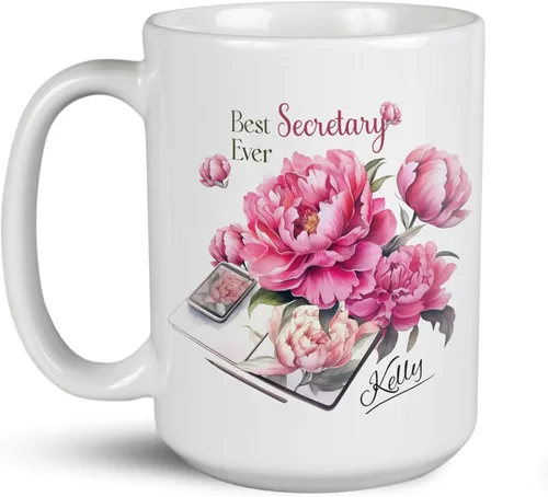 Miniatura 24 de Taza de café personalizada para fotógrafo, cámara con flores de gerbera, taza de té personalizada con nombre, regalo para amantes de la fotografía