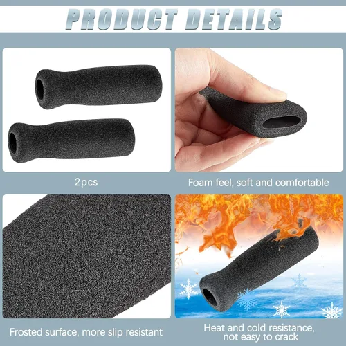 Miniatura 2 de Cane Grip - Mango de repuesto para caña de caña, mango de espuma de repuesto para bastón de caminar, mango de espuma para manillar de bicicleta