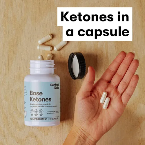 Miniatura 6 de Perfect Keto - Cápsulas de cetonas exógenas Beta-Hidroxibutirato (goBHB)