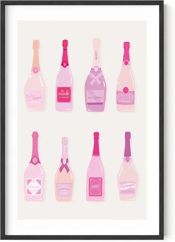 Miniatura 12 de Haus & Hues - Póster rosa con impresión de guepardo para decoración de pared de habitación, decoración artística para pared, sin marco, diseño