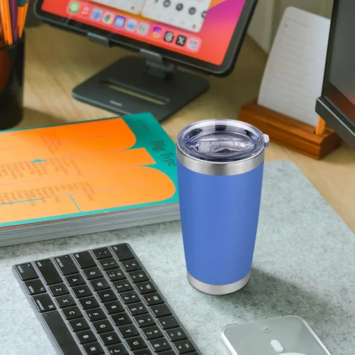 Miniatura 6 de Vaso Térmico de 20 oz de Acero Inoxidable Vasos Térmicos a Granel con Tapa Aislamiento de Doble Pared Tazas de Café Térmicas para Bebidas Calientes