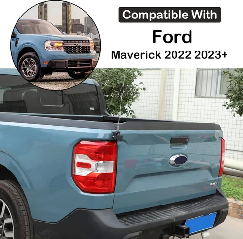 Miniatura 2 de Aunginsy Soporte de antena para portón trasero de automóvil compatible con Ford Maverick 2022 2023 2024 2025 Pickup lado izquierdo Soporte