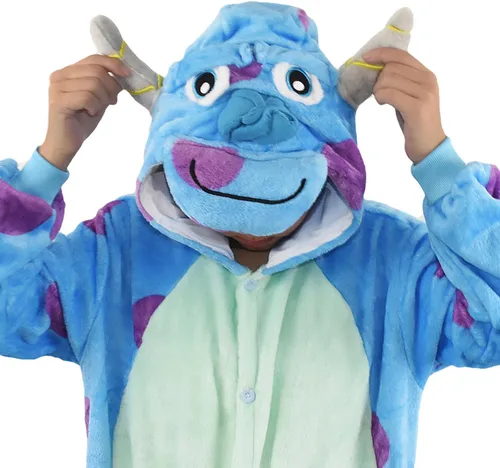 Miniatura 2 de Pijama de franela de una pieza para disfraz de Halloween, diseño de animal