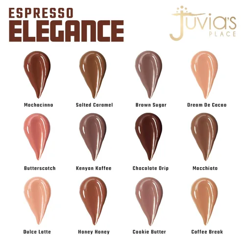 Miniatura 3 de Juvia's Place Coffee Shop Brillo de labios – Caramelo salado – Brillo de labios hidratante de mantequilla para mujeres, brillo duradero, acabado