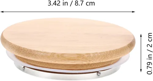 Miniatura 8 de Cubierta de repuesto de madera de bambú para jarra de agua para jarra doméstica fácil de limpiar resistente al desgaste Hervidor y tetera Uso