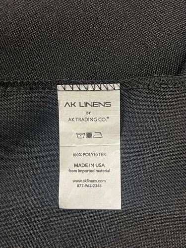 Miniatura 3 de AK TRADING CO. Mantel rectangular de poliéster de 60 x 102 pulgadas, fabricado en Estados Unidos, resistente a las arrugas, ignífugo, duradero