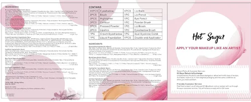 Miniatura 7 de Hot Sugar Kit de maquillaje para niñas de 10 a 12 años, juego de maquillaje para niñas de 8 a 12 años, 14 a 16 años, caja de belleza con cosméticos