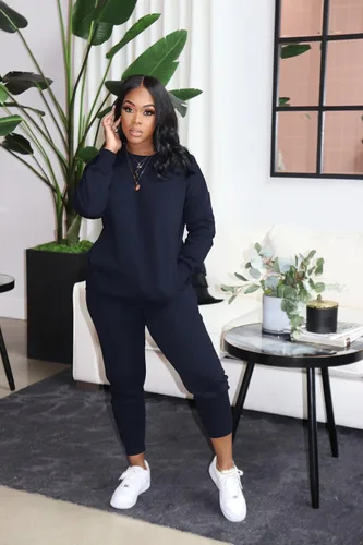 Miniatura 3 de Mrskoala Conjuntos de moda para mujer, conjunto de 2 piezas de pantalones deportivos de entrenamiento