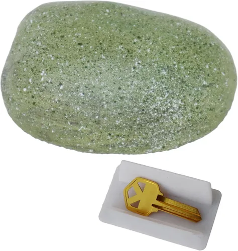 Miniatura 9 de Ocultar una llave fuera de falsa roca clave hiders titular cerradura caja de repuesto imitación piedra segura almacenamiento geocach