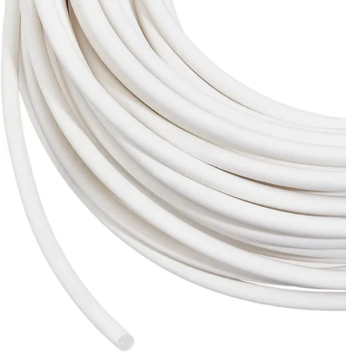 Miniatura 8 de BENECREAT 32.81 yardas de PVC Welt Cord Piping, 0.197 in blanco poliéster tubería cordón para ganchillo, tejer, tejer o recortar en prendas, cojines
