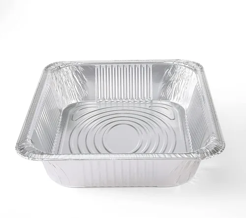 Miniatura 4 de Glad Sartenes de vapor desechables de aluminio de tamaño medio, sartenes de aluminio resistentes para vapor, hornear, asar, preparar comidas